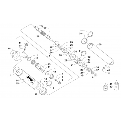 FRONT SUSPENSION SHOCK ABSORBER