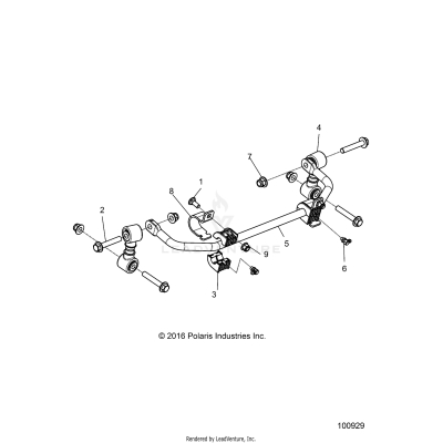 SUSPENSION, STABILIZER BAR, FRONT - A17HAA15N7 (100929)