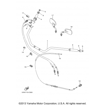 Steering Handle Cable