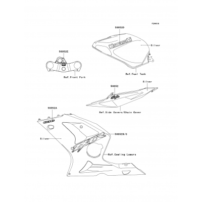 Decals(Silver)(ZX636-B1)