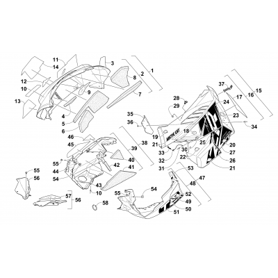 SKID PLATE AND SIDE PANEL ASSEMBLY