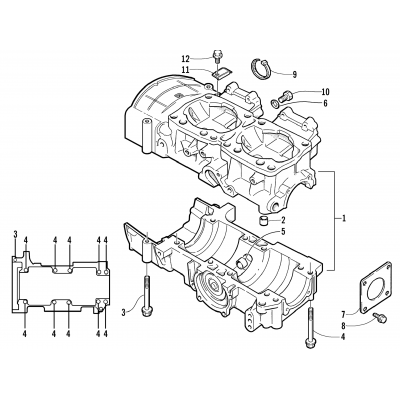 CRANKCASE ASSEMBLY