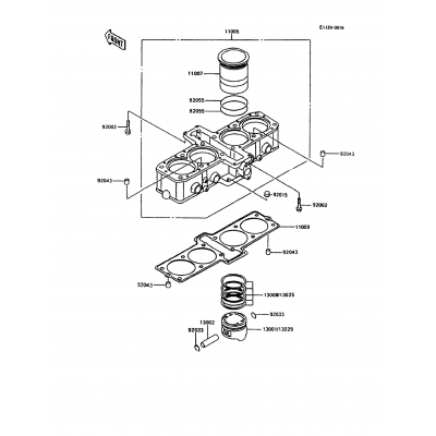 Cylinder/Piston(s)