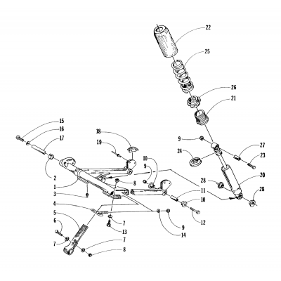 REAR SUSPENSION/FRONT ARM ASSEMBLY