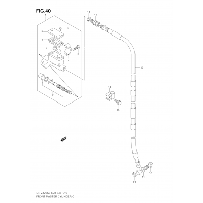 FRONT MASTER CYLINDER (DR-Z125L)