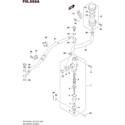 REAR MASTER CYLINDER