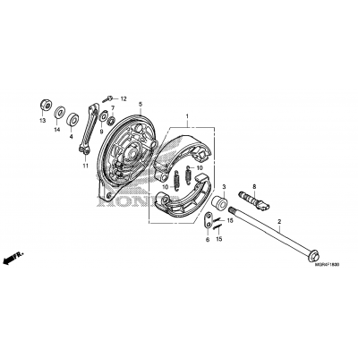 REAR BRAKE PANEL