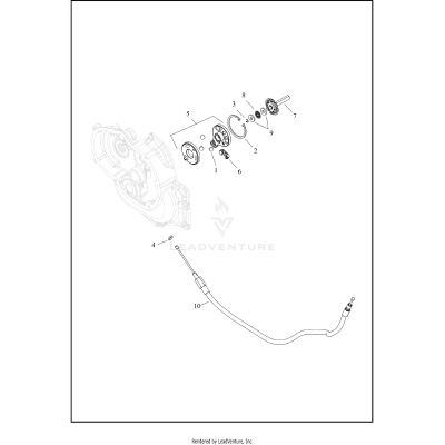 CLUTCH CONTROL - LOWER