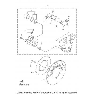 Rear Brake Caliper