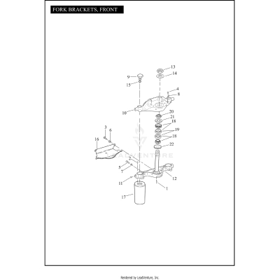 FORK BRACKETS, FRONT