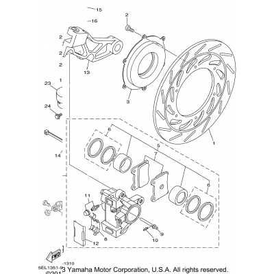 Rear Brake Caliper