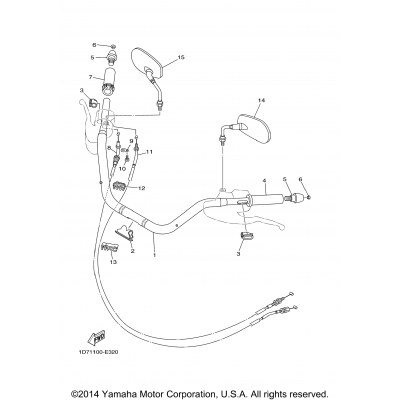 Steering Handle Cable