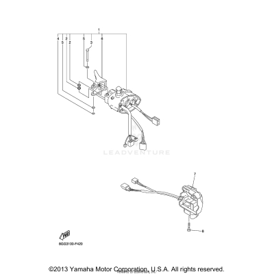 HANDLE SWITCH LEVER