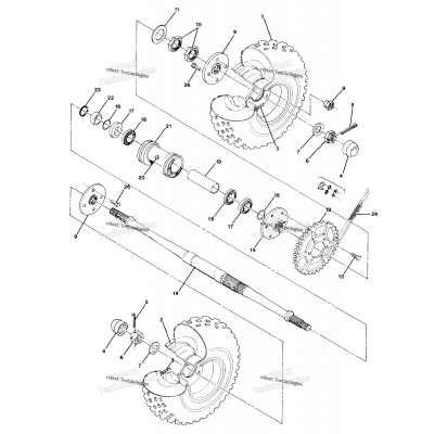 Rear Wheel Drive Assembly