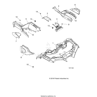 BODY, FRONT CAB - A19SXE95FR (101145)