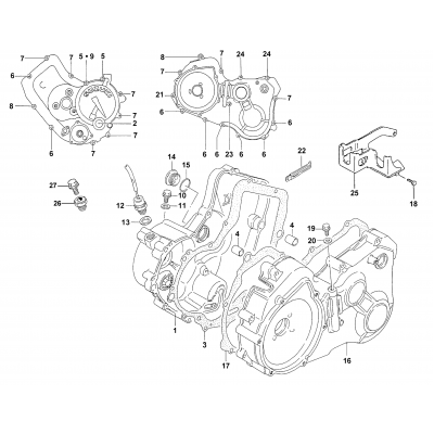 CRANKCASE COVER ASSEMBLY