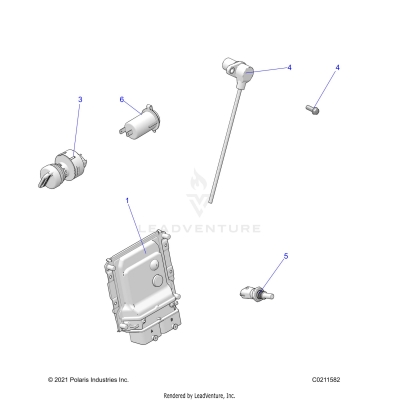 ELECTRICAL, SWITCHES, SENSORS, ECU and CONTROL MODULES - A25SYY95AH (C0211582)