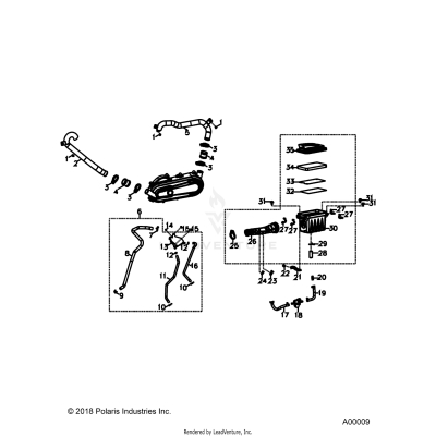 ENGINE, AIR INTAKE SYSTEM - A25YKA11N1/N5 (A00009)