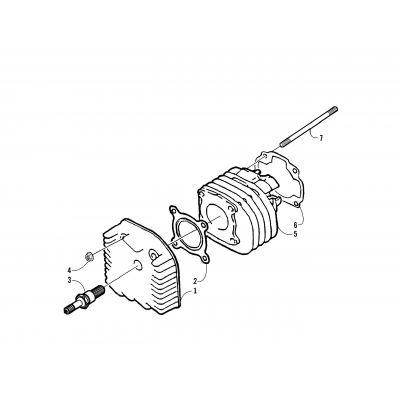 CYLINDER AND HEAD ASSEMBLY