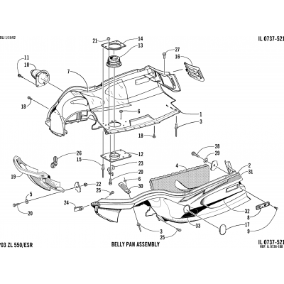 BELLY PAN AND FRONT BUMPER ASSEMBLY