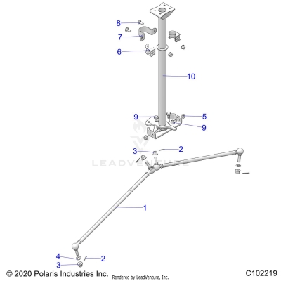 STEERING, STEERING POST ASM. - A20SXN85A8/CA8 (C102219)