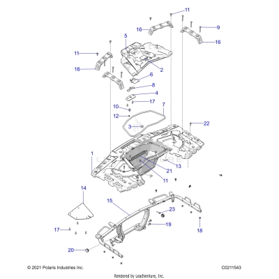 BODY, REAR RACK - A24SXE85A9/AM/AP (C0211543)