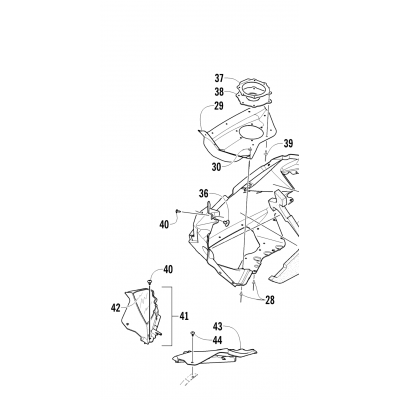 SKID PLATE AND SIDE PANEL ASSEMBLY