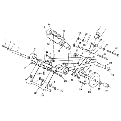 Front Torque Arm Storm 0975782, Storm S.E. H975782, European Storm S.E. E97