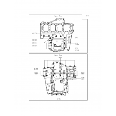 Crankcase Bolt Pattern