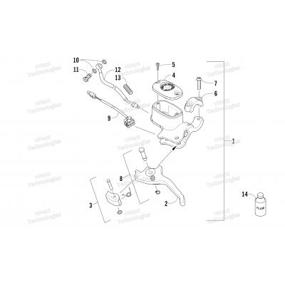 HYDRAULIC BRAKE CONTROL ASSEMBLY