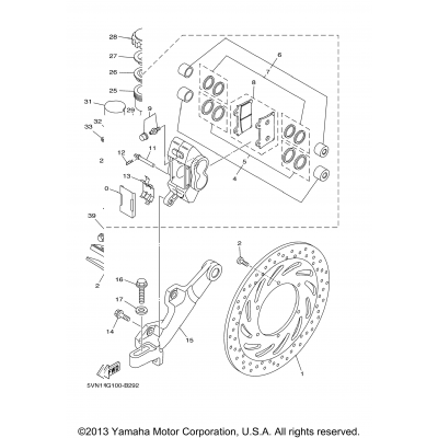 Rear Brake Caliper