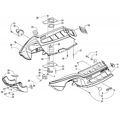 BELLY PAN AND FRONT BUMPER ASSEMBLY