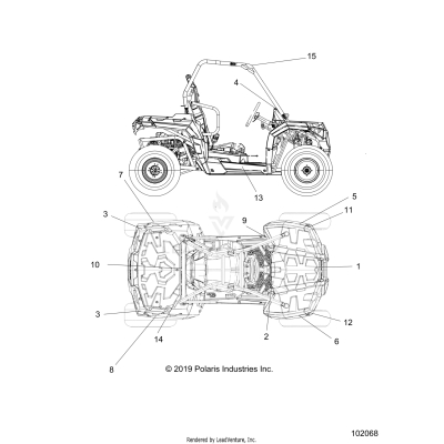 BODY, DECALS - A20HAB15N2 (102068)