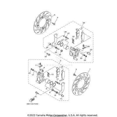 FRONT BRAKE CALIPER