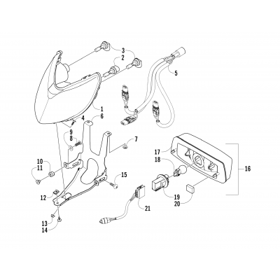 HEADLIGHT AND TAILLIGHT ASSEMBLIES