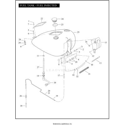 FUEL TANK - FUEL INJECTED