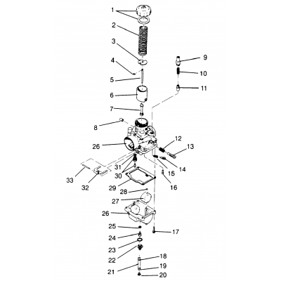 Carburetor Xlt Rmk 0960956, Xlt Sks & European Xlt Sks E960556