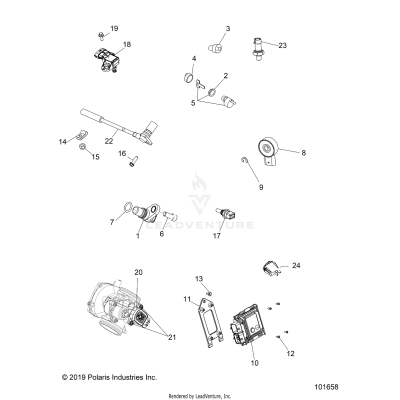 ELECTRICAL, SWITCHES, SENSORS and ECM - A20SEF57D5 [101658]