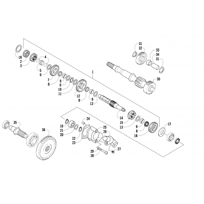 SECONDARY TRANSMISSION ASSEMBLY