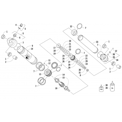 FRONT SUSPENSION SHOCK ABSORBER