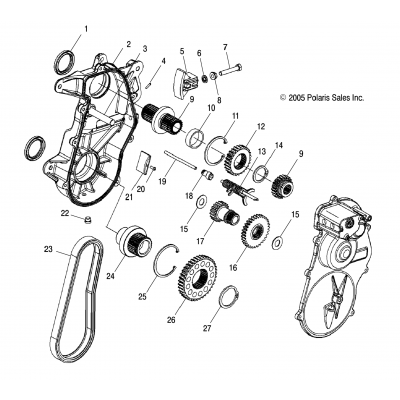 Gearcase Assembly /Fs