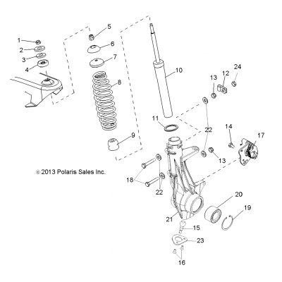 Suspension, Front Strut R16rna57a1/A9/A4/E57ah