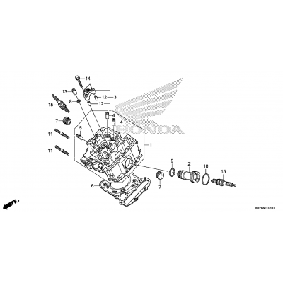 FRONT CYLINDER HEAD