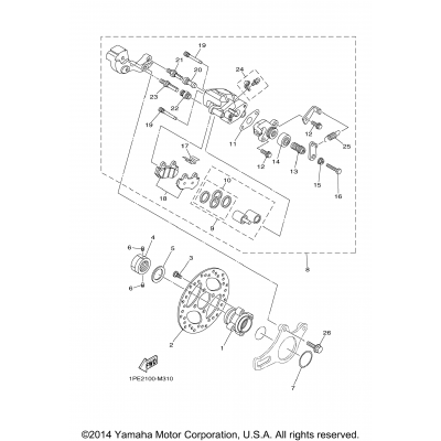 Rear Brake Caliper