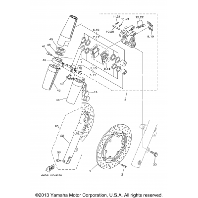 Front Brake Caliper