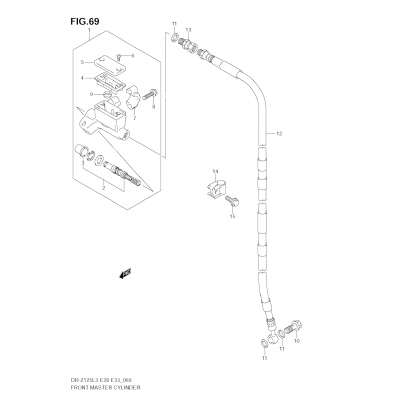 FRONT MASTER CYLINDER (DR-Z125LL3 E33)