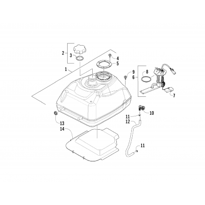 GAS TANK ASSEMBLY