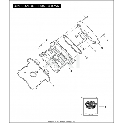 CAM COVERS - FRONT SHOWN