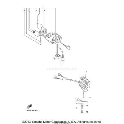 HANDLE SWITCH LEVER