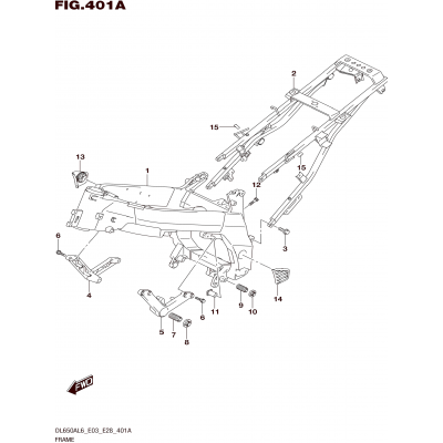 FRAME (DL650AL6 E28)